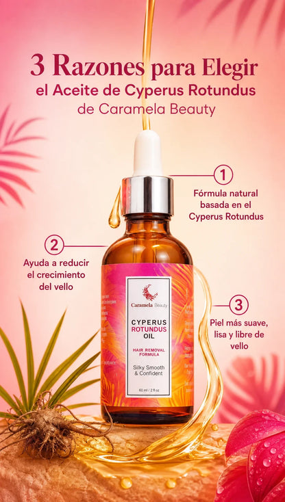 🌿 Cyperus Rotundus Oil – Caramela Beauty + ENVÍO GRATIS✨