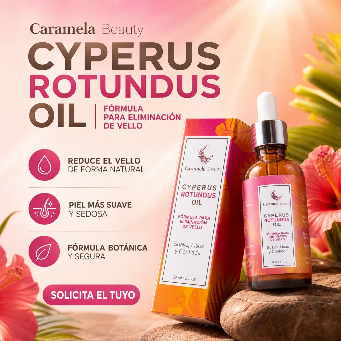 🌿 Cyperus Rotundus Oil – Caramela Beauty + ENVÍO GRATIS✨