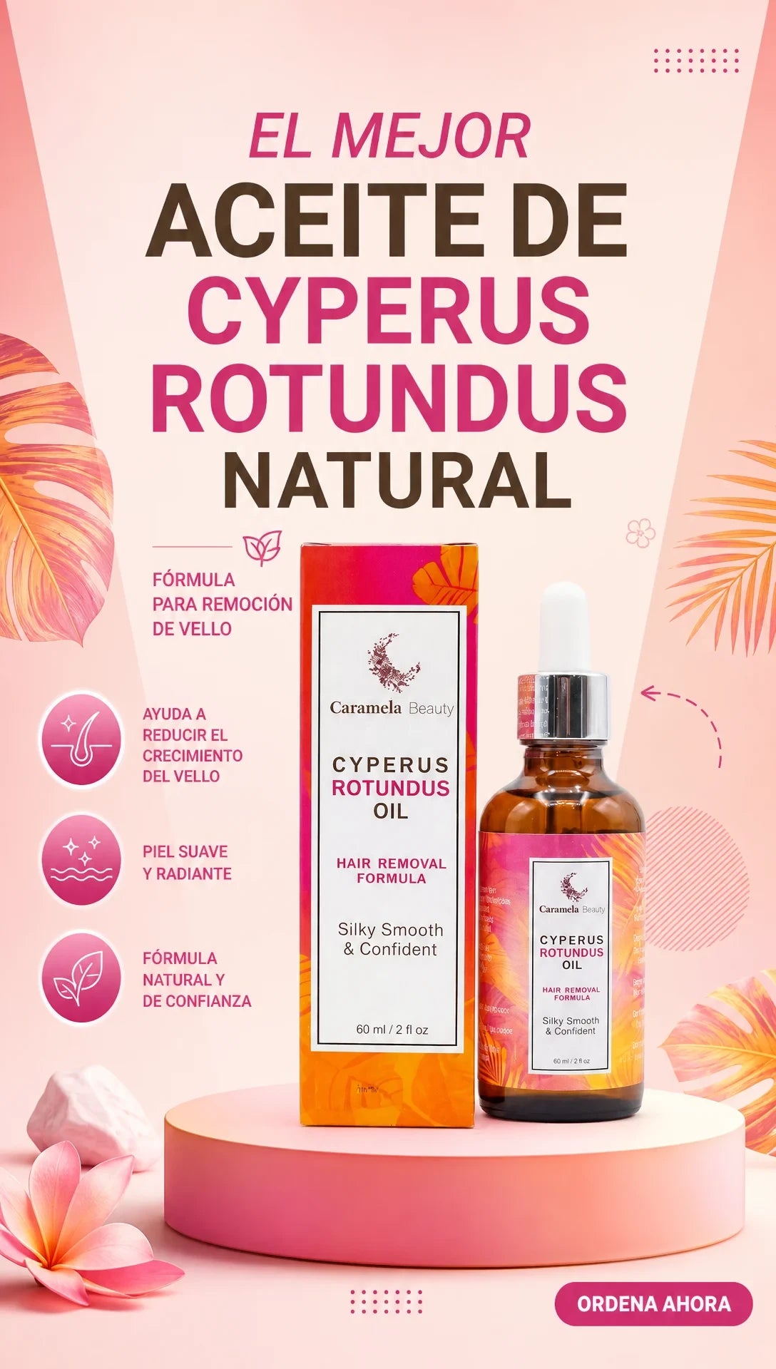 🌿 Cyperus Rotundus Oil – Caramela Beauty + ENVÍO GRATIS✨